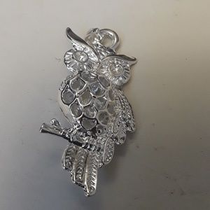 Silver Owl pendant